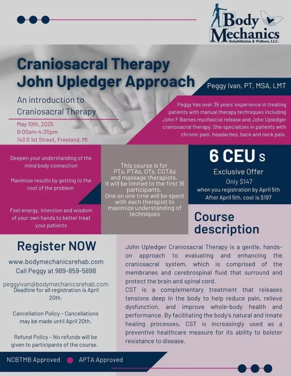 Intro to Craniosacral Therapy
